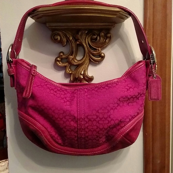 Coach Handbags - Hot pink Coach Purse